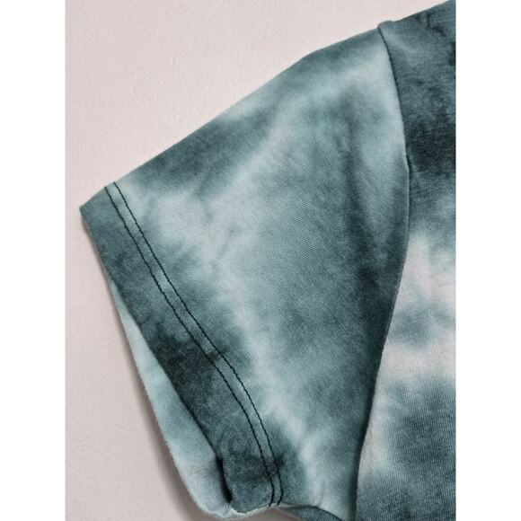 American Fighter By Affliction~Sz M~Stinger Women Green Tee~Gold Foil~Never Worn - Picture 5 of 11